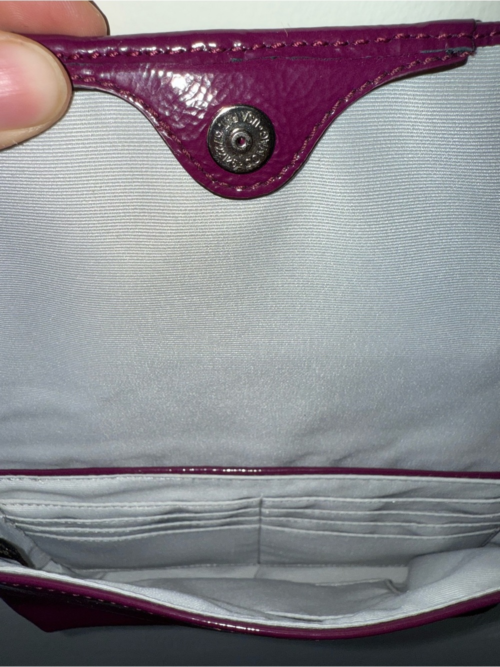 Large Coach Glossy Patent Leather Soho Carryall Tote & Wristlet - Picture 11 of 12